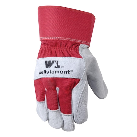 Universal Palm Work Gloves Red L 1 Pair